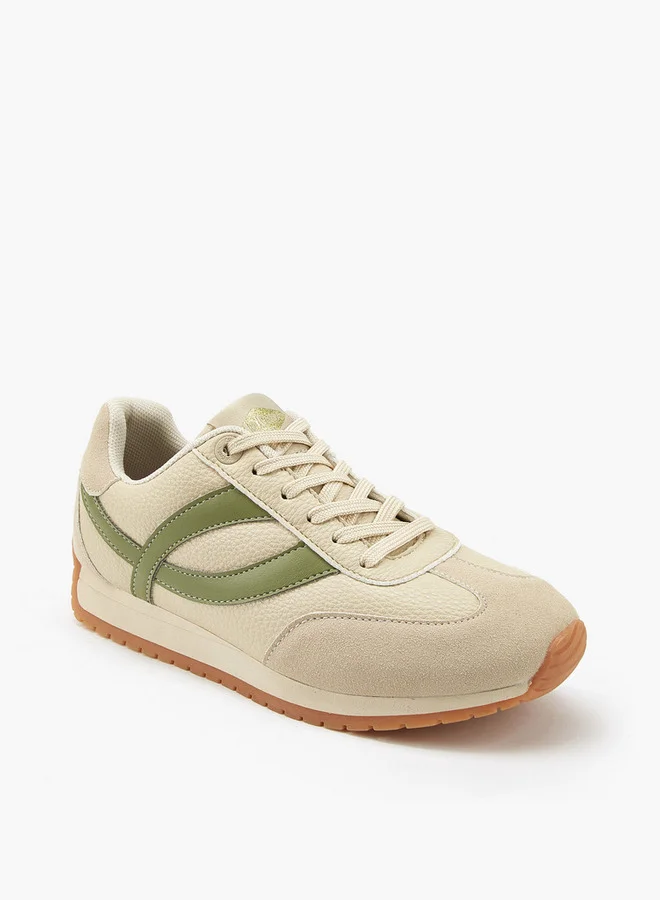 Lee Cooper Women's Panelled Lace-Up Sneakers