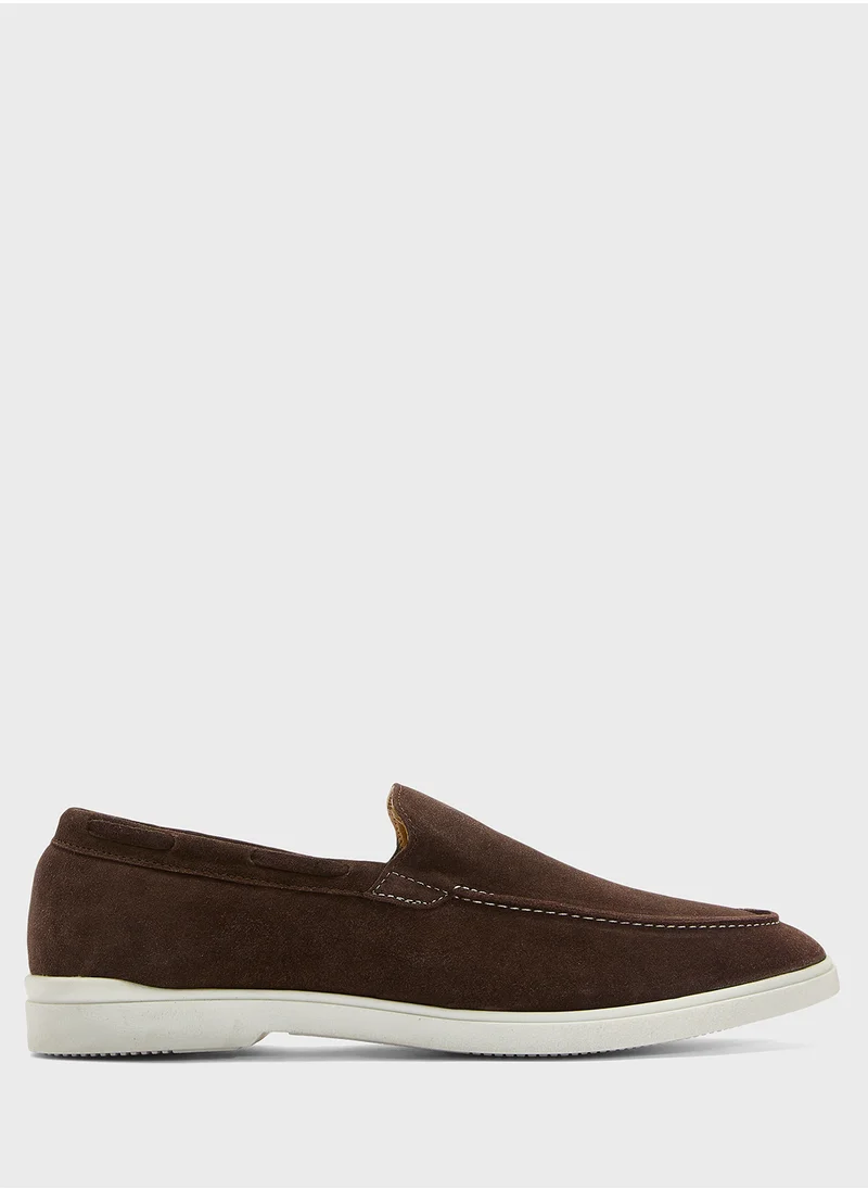روبرت وود Genuine Suede Leather Loafers