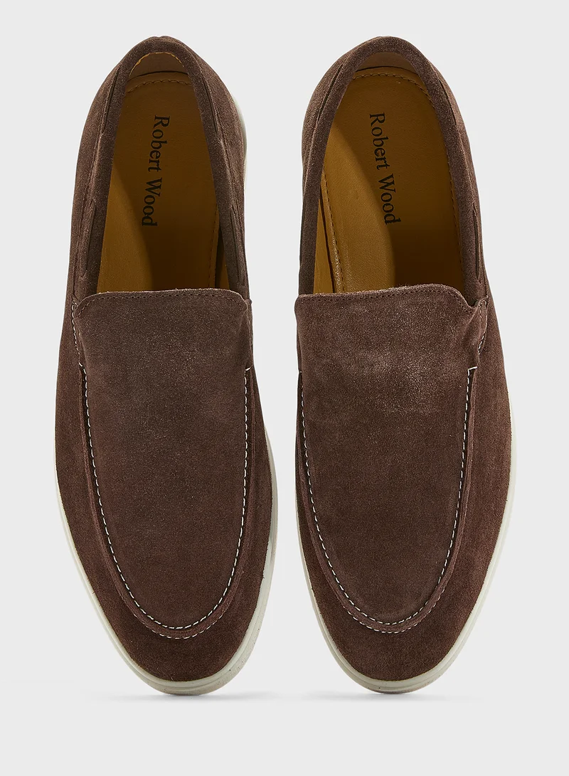 Robert Wood  Genuine Suede Leather Loafers for Men | Best Price UAE
