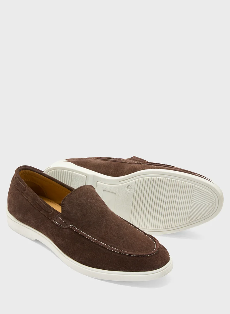 Robert Wood  Genuine Suede Leather Loafers for Men | Best Price UAE