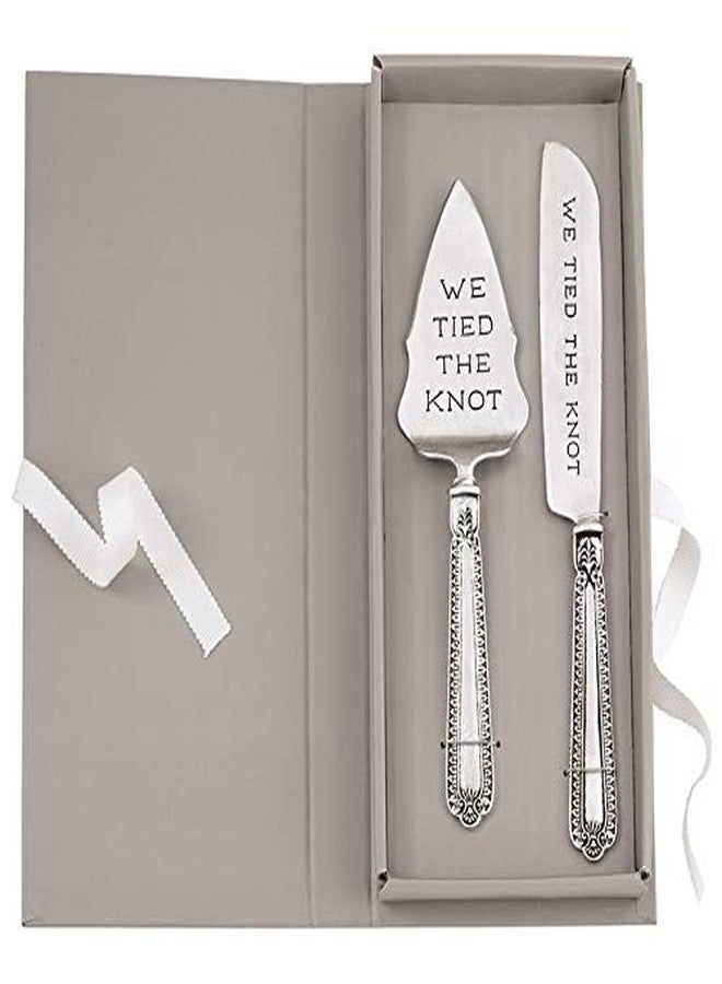 Mud Pie Wedding Cake Serving Set - Image 1