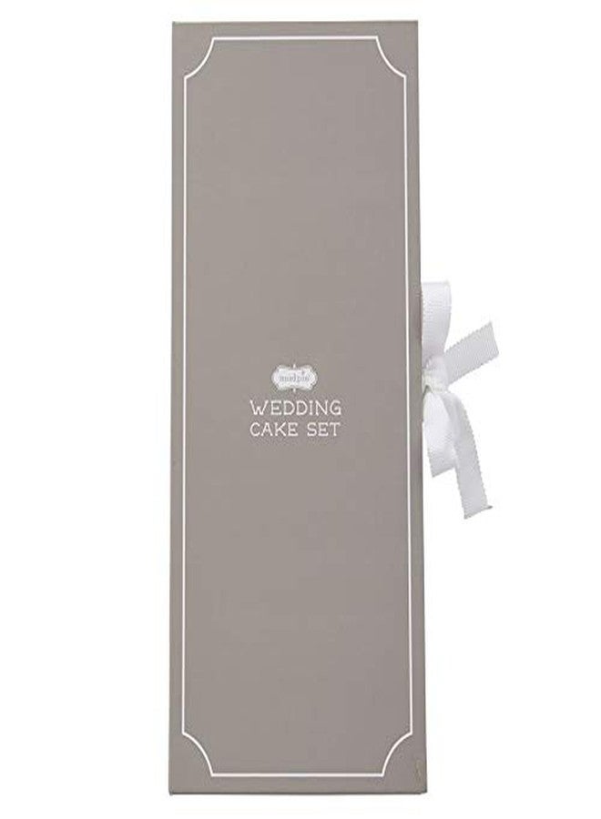 Mud Pie Wedding Cake Serving Set - Image 2