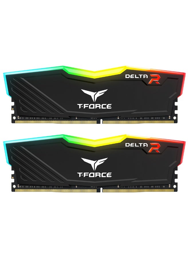 TEAMGROUP T-FORCE 32GB (16GBX2) 3600MHz CL18 BLACK DDR4 BLACK RAM - Image 3
