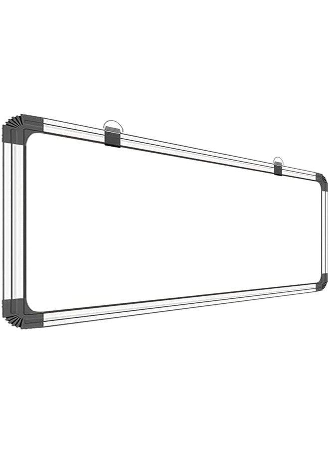 RIYAGYA Non-Magnetic Double Sided Both Side Writing one Side White Marker and Reverse Side Chalk Board Surface |P (WB_2X1) - Image 1