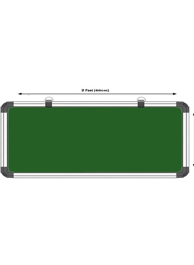 RIYAGYA Non-Magnetic Double Sided Both Side Writing one Side White Marker and Reverse Side Chalk Board Surface |P (WB_2X1) - Image 3