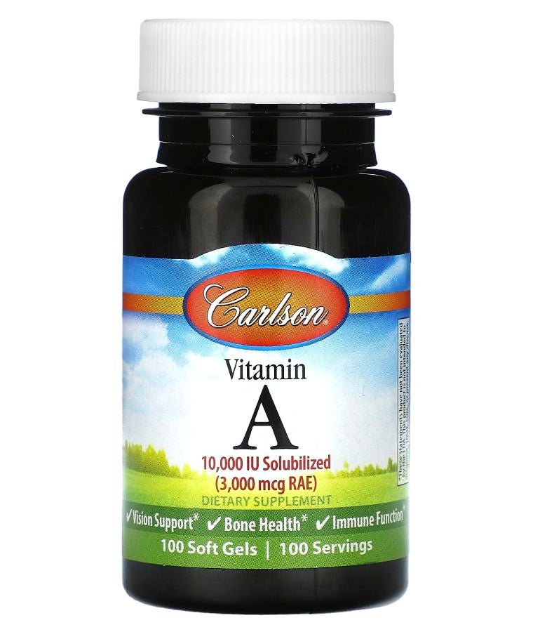 Vitamin A 3000 mcg RAE (10000 IU) 100 Soft Gels