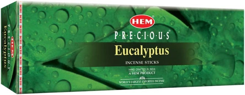 HEM Flexible usage build HEM 6 Pack 20 Gram Eucalyptus - Box Of Six 20 Stick Tubes - Incense Cost saving user oriented build - Image 1