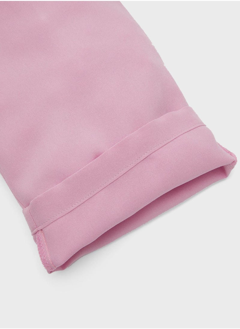 DeFacto Baby Girl Regular Fit Straight Leg Viscose Trousers  - Image 4