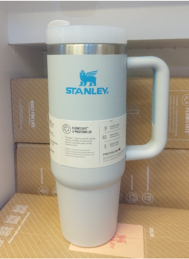 Stanley - 30oz Tumbler with Handle Insulated Stainless Steel Travel Coffee Mug with Straw & Medium Water Bottle Cup for Hot & Cold Beverages - Image 1
