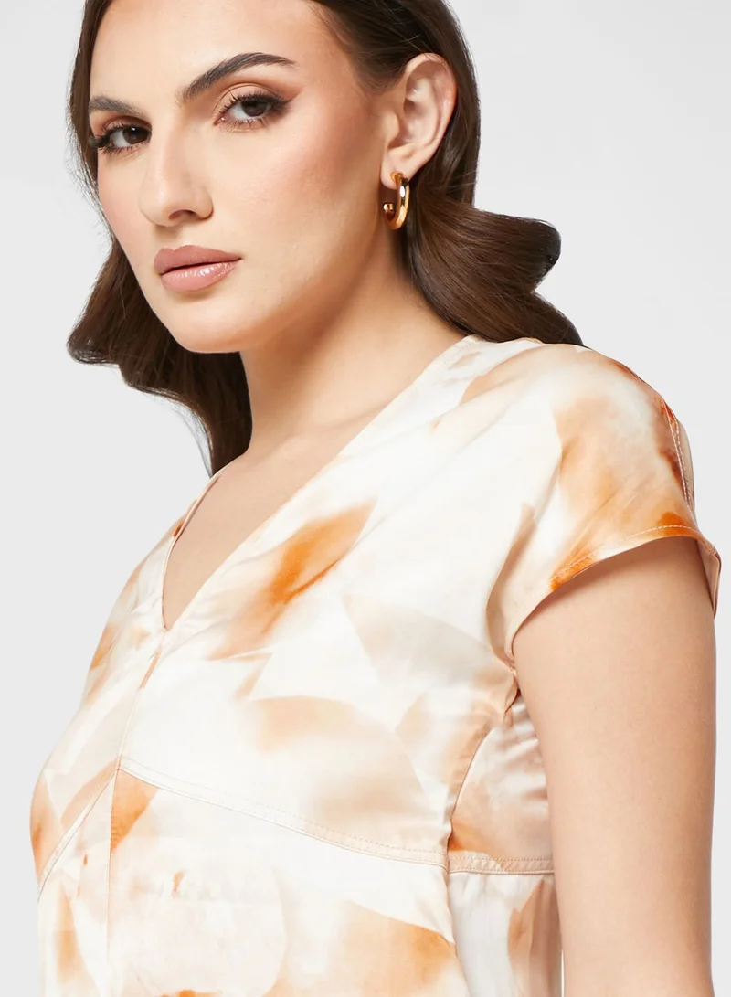 CALVIN KLEIN Printed Dress