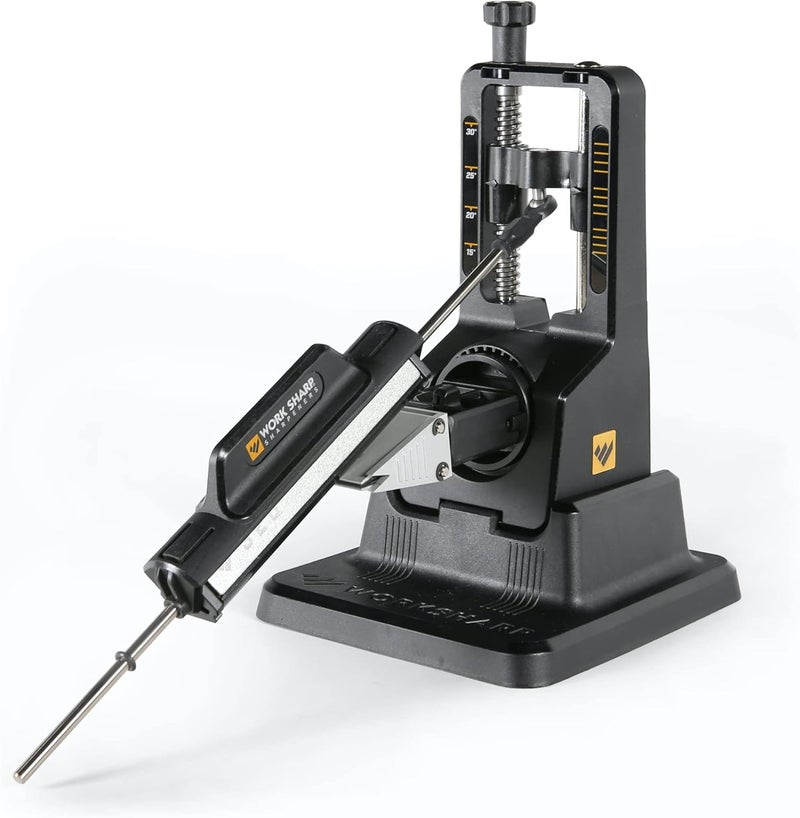 Work Sharp طقم شarpener دقيق لضبط السكين، يشحذ جميع السكاكين الجيبية والمطبخية بسهولة وتحكم - Image 1