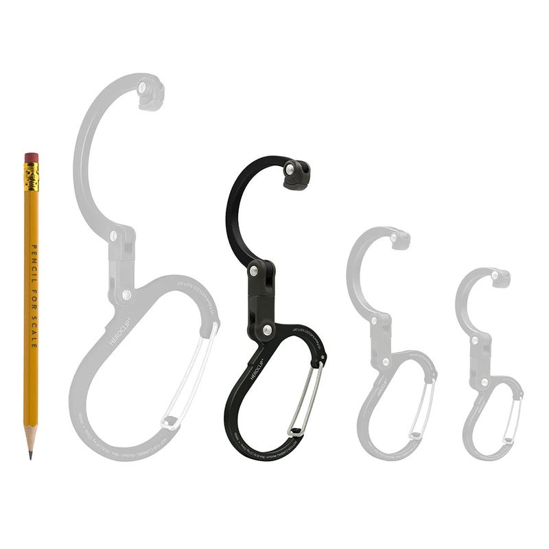 HEROCLIP GEAR AID HEROCLIP Carabiner Gear Clip and Hook (Medium) for Camping, Backpack, and Garage Organization, Forest Green - Image 4