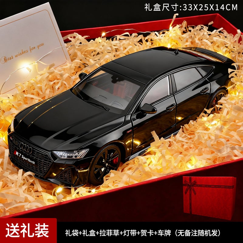 1:18 Audi RS7 Alloy Toy Car Model – Sound and Light Features for Boys - Image 1