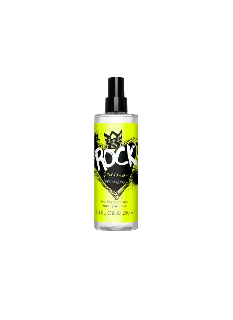 VERA WANG - Vera Wang Rock Princess Body Mist 8 fl oz (Pack of 1), Notes of Peach, Jasmine, and Vanilla, Women's Fragrance, Long Lasting, Everyday Fragrance - Image 1