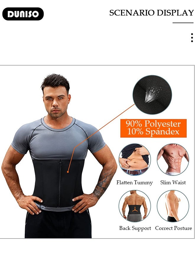 DUNISO High Waist Shapewear Girdle for Men Protect Waist Shaping Belt Tummy Control Shapewear Sport Workout Slimming Body Shaper Bands  - Image 5