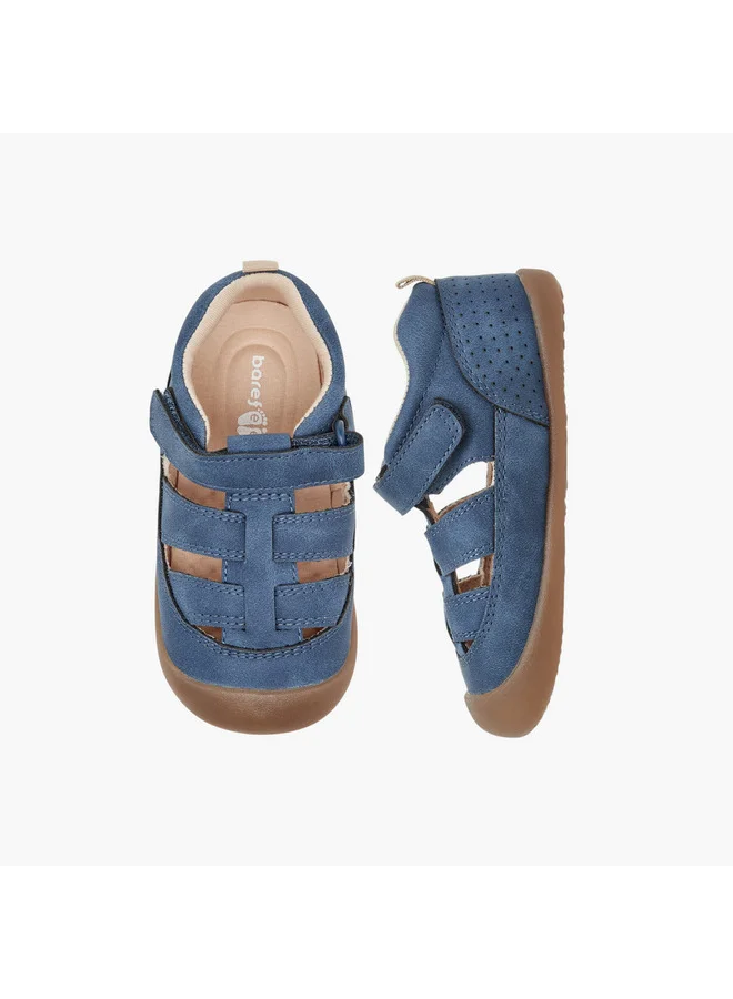 Barefeet Boys Panelled Sandals with Hook and Loop Closure