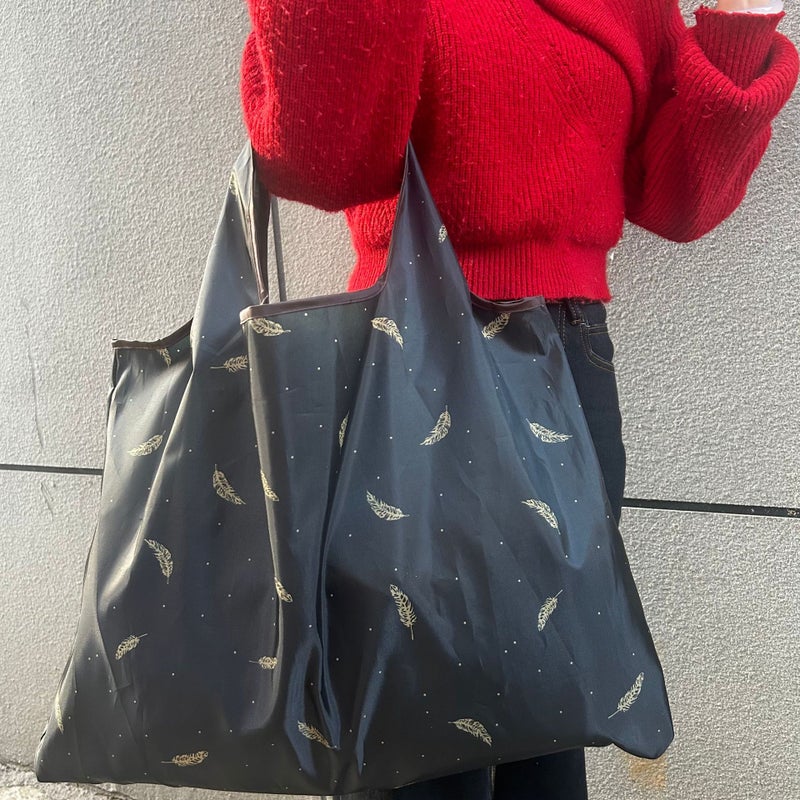 Japanese Cartoon Foldable Eco Bag Feather 