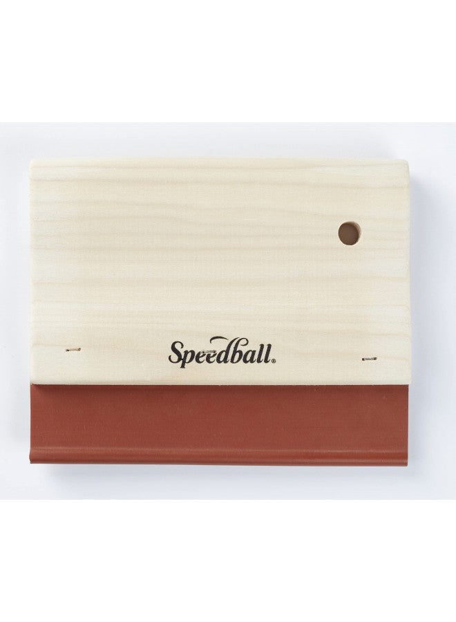 Speedball Nitrile Squeegee, 6-Inch, 65 Durometer for Fabric Silk Screen Printing - Image 1