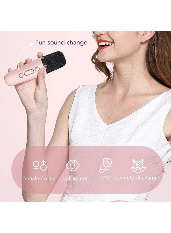 SAFENHAND Mini Karaoke Machine with Wireless Microphone, Portable Bluetooth Karaoke Speaker for Kids and Adults  - Image 4