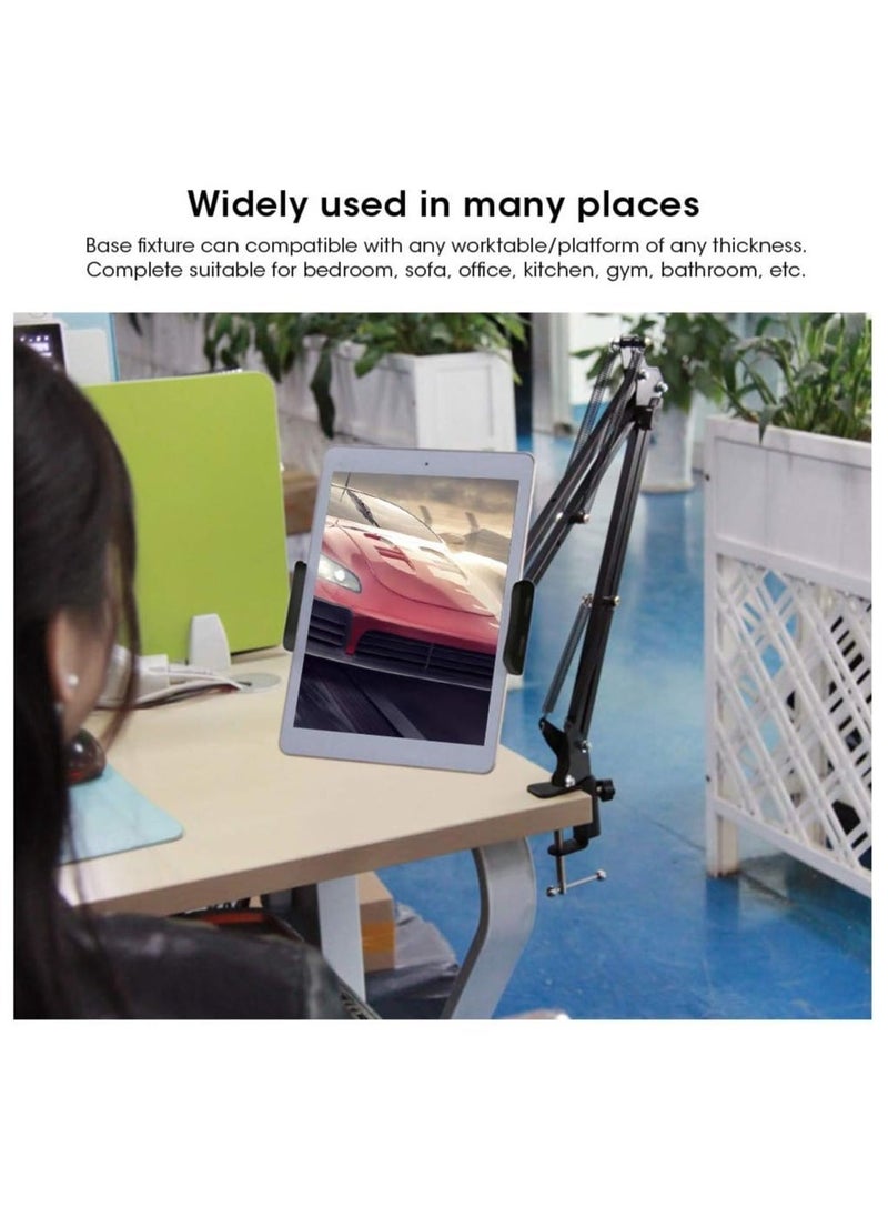 ELTRAZONE Phone Holder Bed, Phone Stand Tablet PC Mount | Lazy Arm Holder Clamp Mount Bracket Bed for Most 10 Inch and Below Mobile Phone/Tablet PC  - Image 3