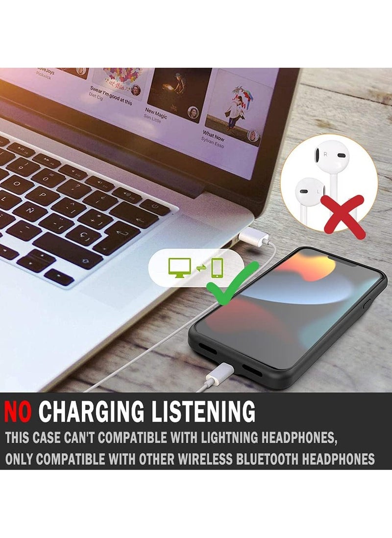 ELTRAZONE - ELTERAZONE for iPhone 13 Pro Max/12 Pro Max Battery Case,4800mAh Support SYNC Data Wired Headset External Backup Portable Pack Battery Charger Case for iPhone 13 Pro Max/12 Pro Max-6.7 inch - Image 1