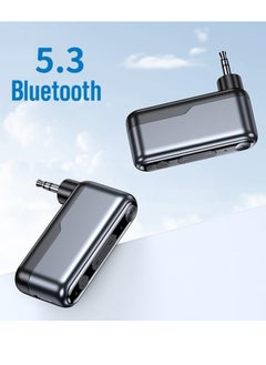 Excefore Bluetooth 5.3 AUX Adapter for Car, 3.5mm Auxiliary Wireless Audio Receiver, Bluetooth Receiver for Car Music/Hands-Free Calling, 12H Battery Life, for Car/Home Stereo (1 Pcs)  - Image 3
