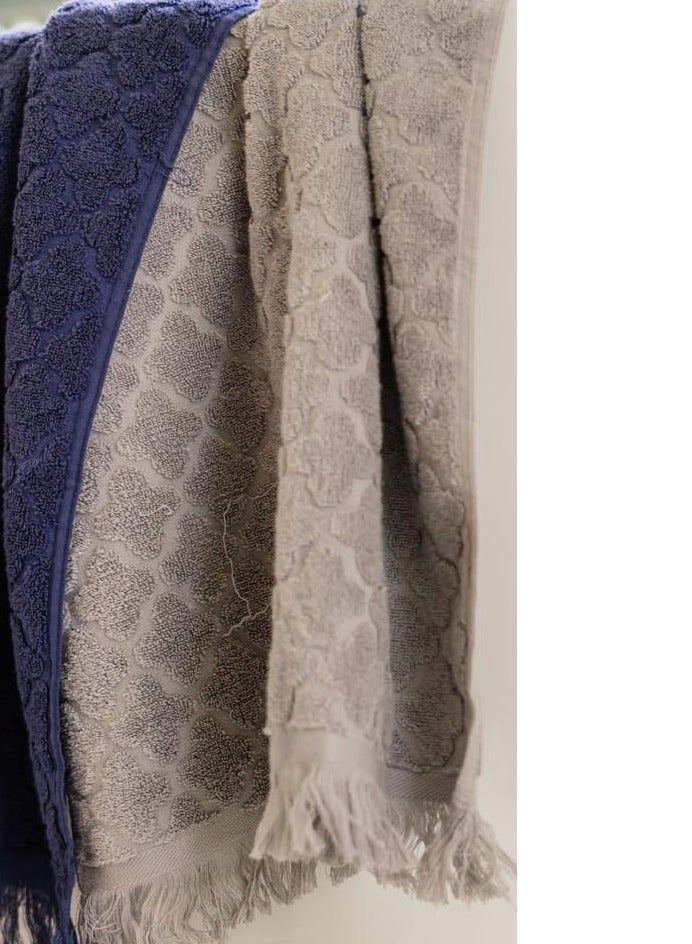 More cottons  منشفة جاكار تافهة 600 جرام لكل متر مربع 70 × 140 