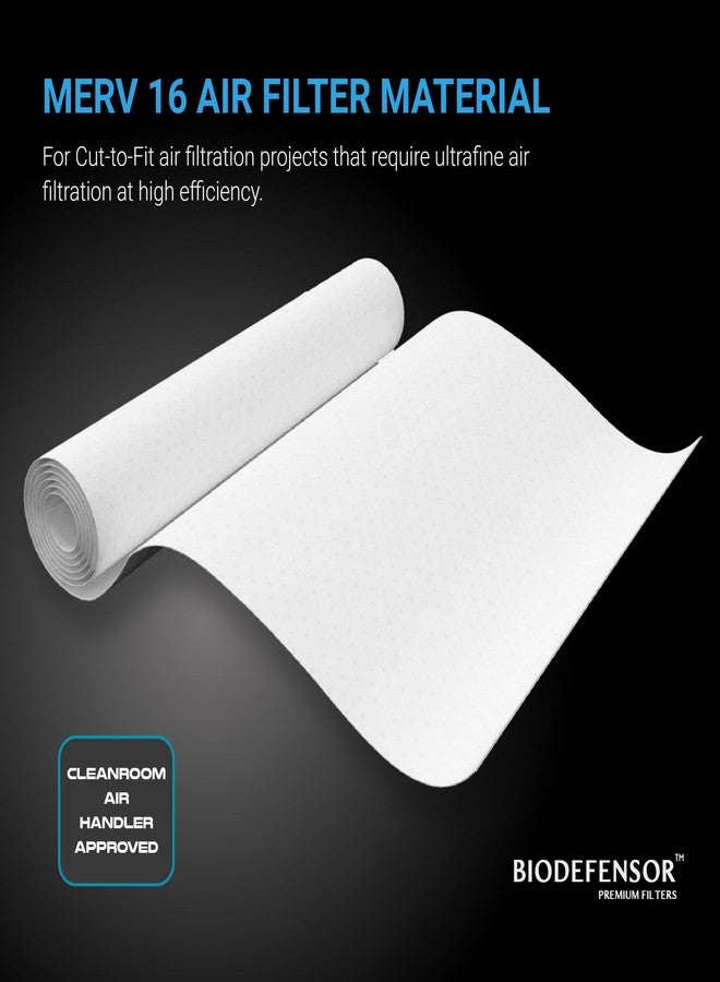 Biodefensor MERV 16 Air Filter Material Roll - Made in USA - DIY Filtration Projects - Image 3