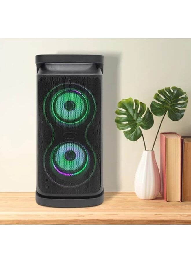 DLC - DLC-32406 Speaker Powerful Sound and Attractive Lighting  with Microphone and Remote - Image 1