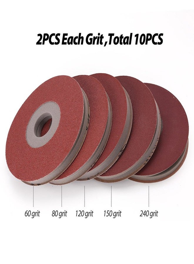 LotFancy 10PCS Drywall Sanding Discs, 8-7/8" 60 80 120 150 220 Grit Foam-Backed Abrasive Pads, Compatible with Porter-Cable 7800 Drywall Sander - Image 2
