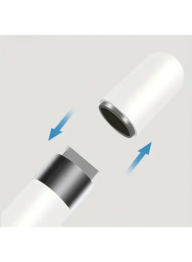 3 قطع أغطية بيضاء مغناطيسية لطرف قلم Apple من الجيل الأول - حماية متينة - Image 4