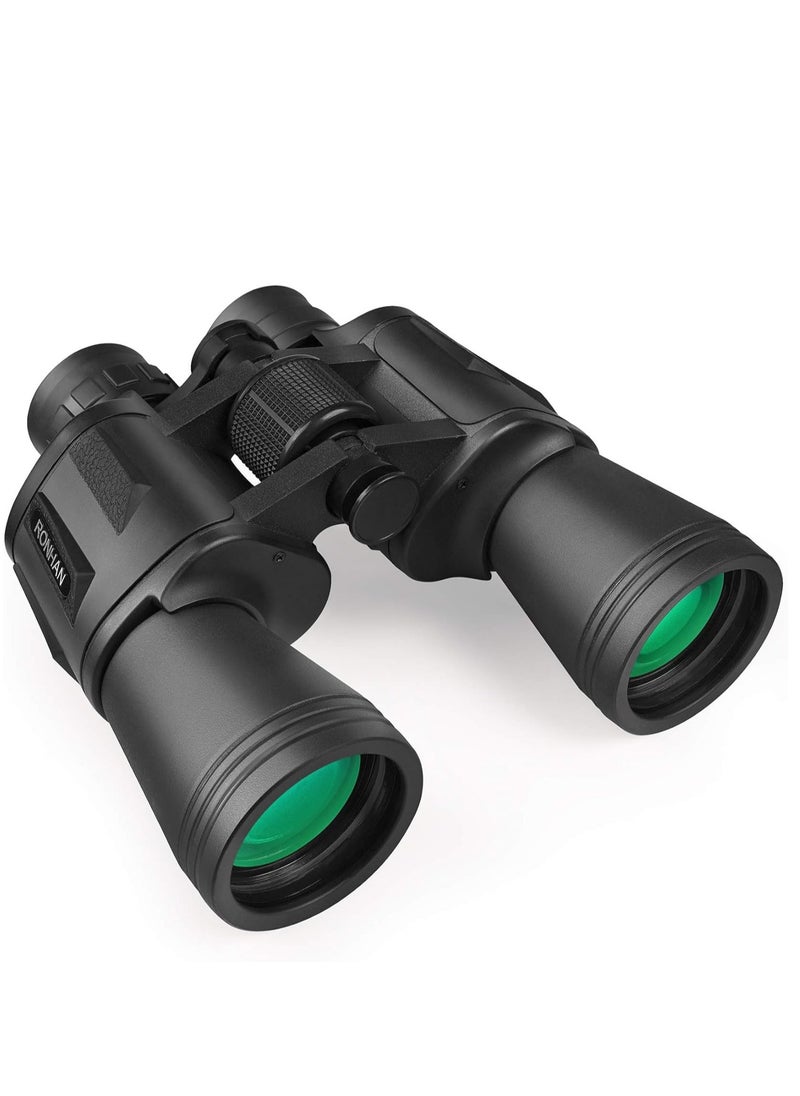 RONHAN 20x50 Binoculars for Adults High Powered, Military Compact HD Professional/Daily Waterproof Binoculars Telescope for Bird Watching Travel Hunting Football Games Stargazing with Carrying Case and Strap  - Image 1
