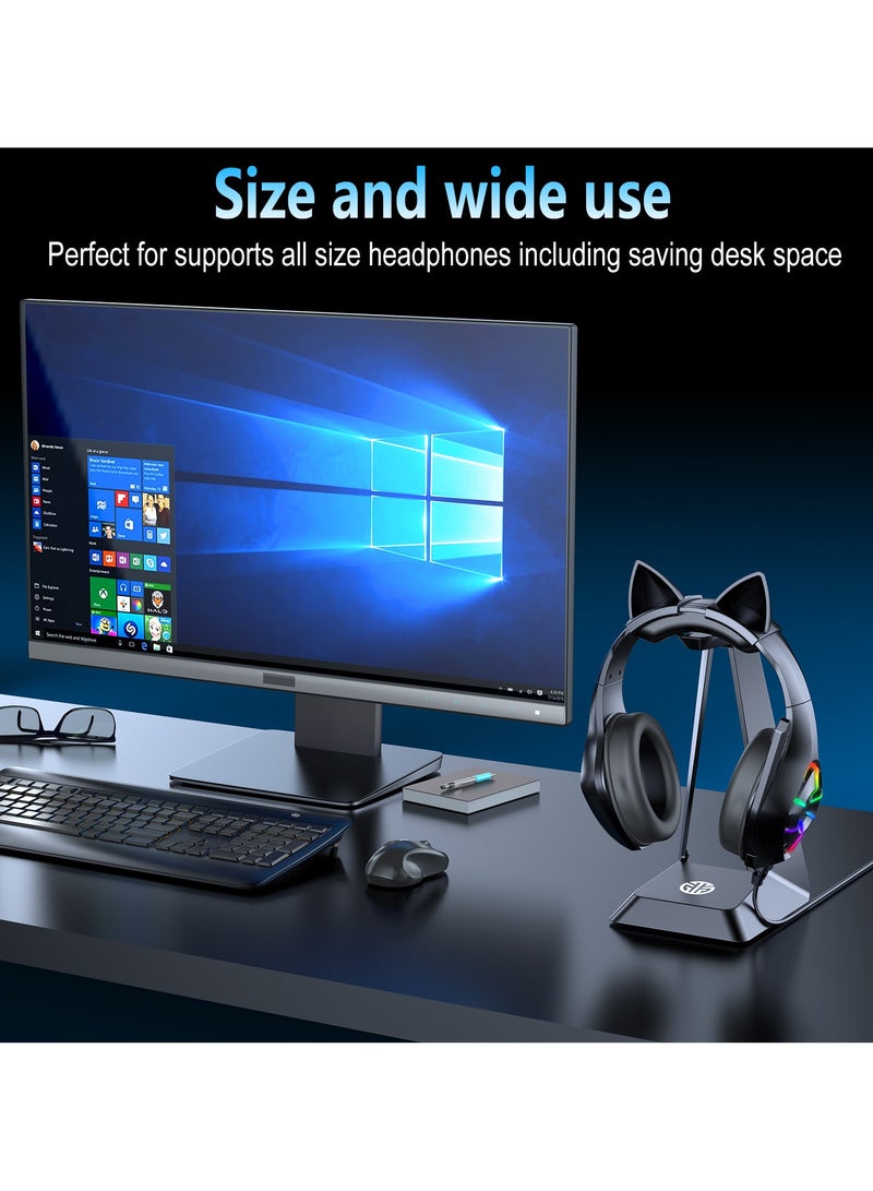 General Headset Gaming Headset Holder Hanging Display Holder Detachable computer desktop headset Holder  - Image 2