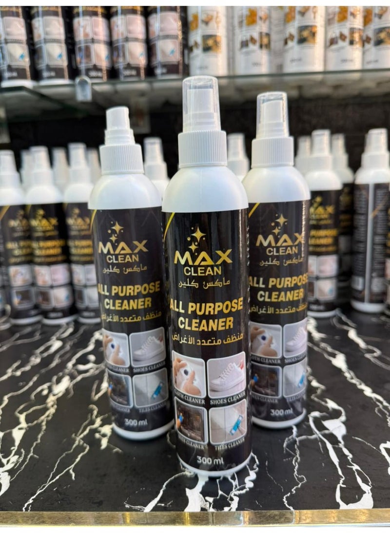 ماكس كلين – بخاخ منظف متعدد الاستخدامات لتنظيف الأحذية والملابس والبلاط والمطبخ، مزيل بقع قوي وسريع المفعول، 300 مل - Image 1