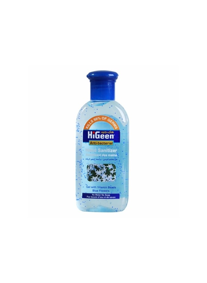 higeen HiGeen Antibacterial Hand Sanitizer Gel Blue Flowers 110 ml 