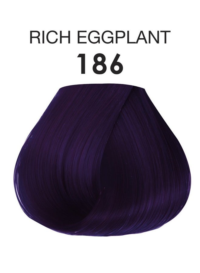ADORE COSMETICS Adore Semipermanent Haircolor 186 Rich Eggplant 4 Ounce (118Ml) (6 Pack)  - Image 5