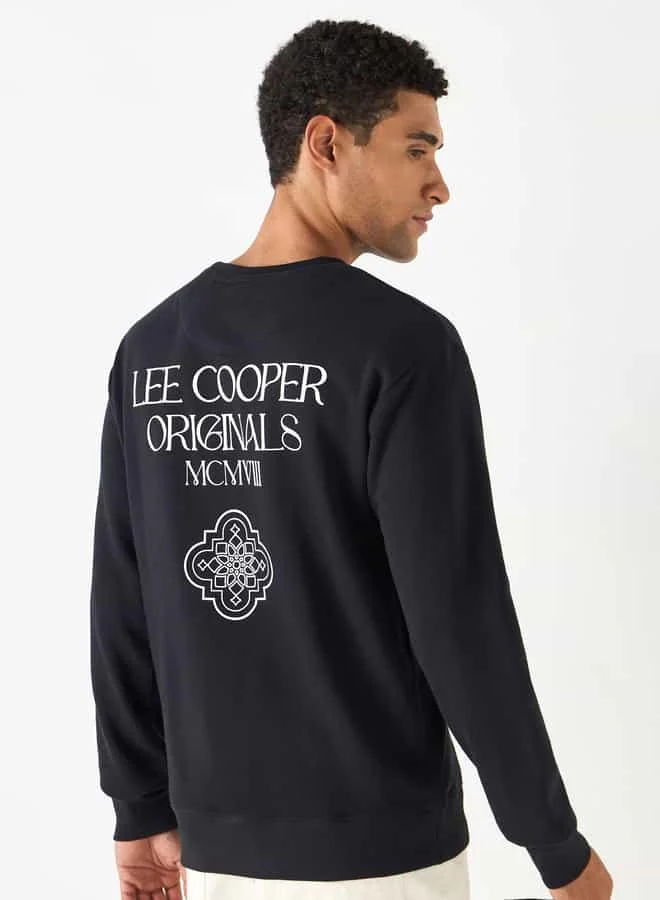 Lee Cooper Lee Cooper Printed Sweatshirt with Crew Neck