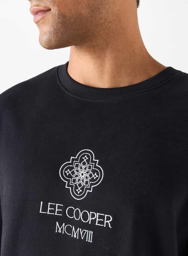 لي كوبر سويت شيرت بطبعات وياقة ضيقة من لي كوبر - Image 4