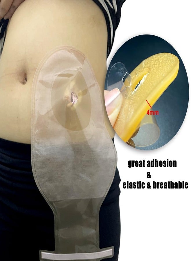 MUROCEA Ostomy Barrier Ring with Directional Spout - 4mm Thickness Disposable Colostomy Cohesive Seal Strip for Ileostomy Stoma System, Outer Dia.2~4", 10 Pcs - Image 3