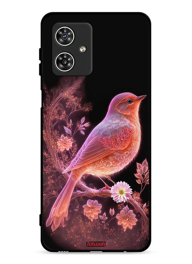 Tolwak - Motorola Moto G54 5G Protective Case Cover Cute Bird Art - Image 1