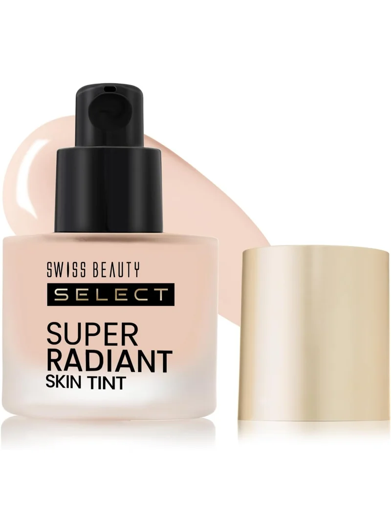 سويس بيوتي Swiss Beauty Select Super Radiant Hydrating Skin Tint | With Hyaluronic acid | Provides Natural, Dewy Glow | Shade- Creamy Glow, 30gm