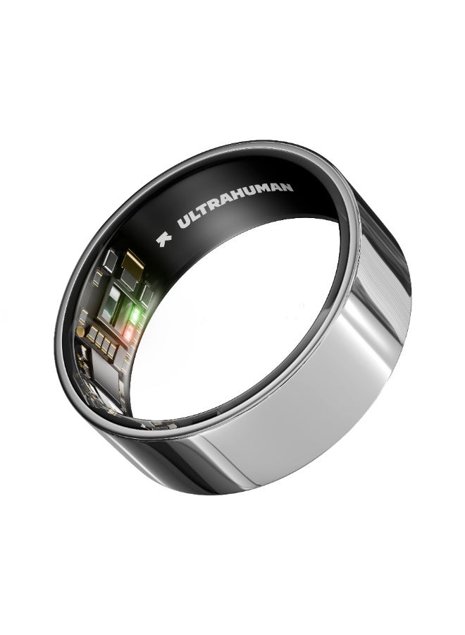 Ultrahuman Ring AIR - Advanced Sleep-Tracking Wearable, HRV & Temperature Monitoring, Track Workout, Movement & Recovery, Water Resistant, 6 Days Battery Life(Size 6)