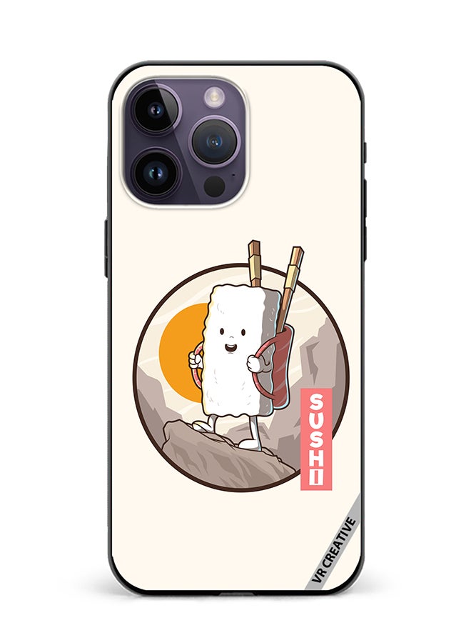 VR CREATIVE Protective Case Cover For Apple iPhone 15 Pro Max Travel Sushi Design Multicolour - Image 1