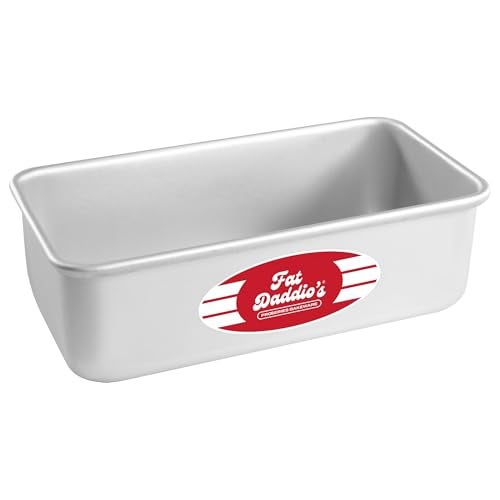 Fat Daddios BP5643 Anodized Aluminum Bread Loaf Pan 9 x 5 x 25 inch