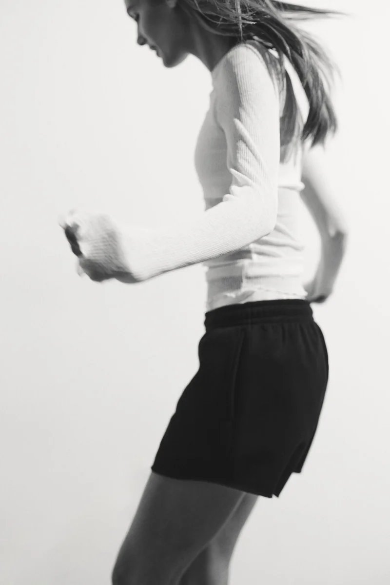 H&M High Waist Sweatshort