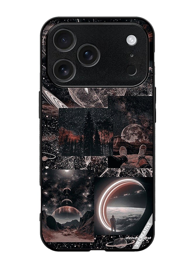 VR CREATIVE Protective Case Cover For Apple iPhone 17 Pro Max Galaxy Design Multicolour