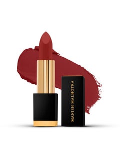 MyGlamm Manish Malhotra Soiree Creamy Matte Lipstick - 02 Paradise (Coral Shade) | Long Lasting, Pigmented With Spf 30 & Vitamin E (4.2G)  - Image 1