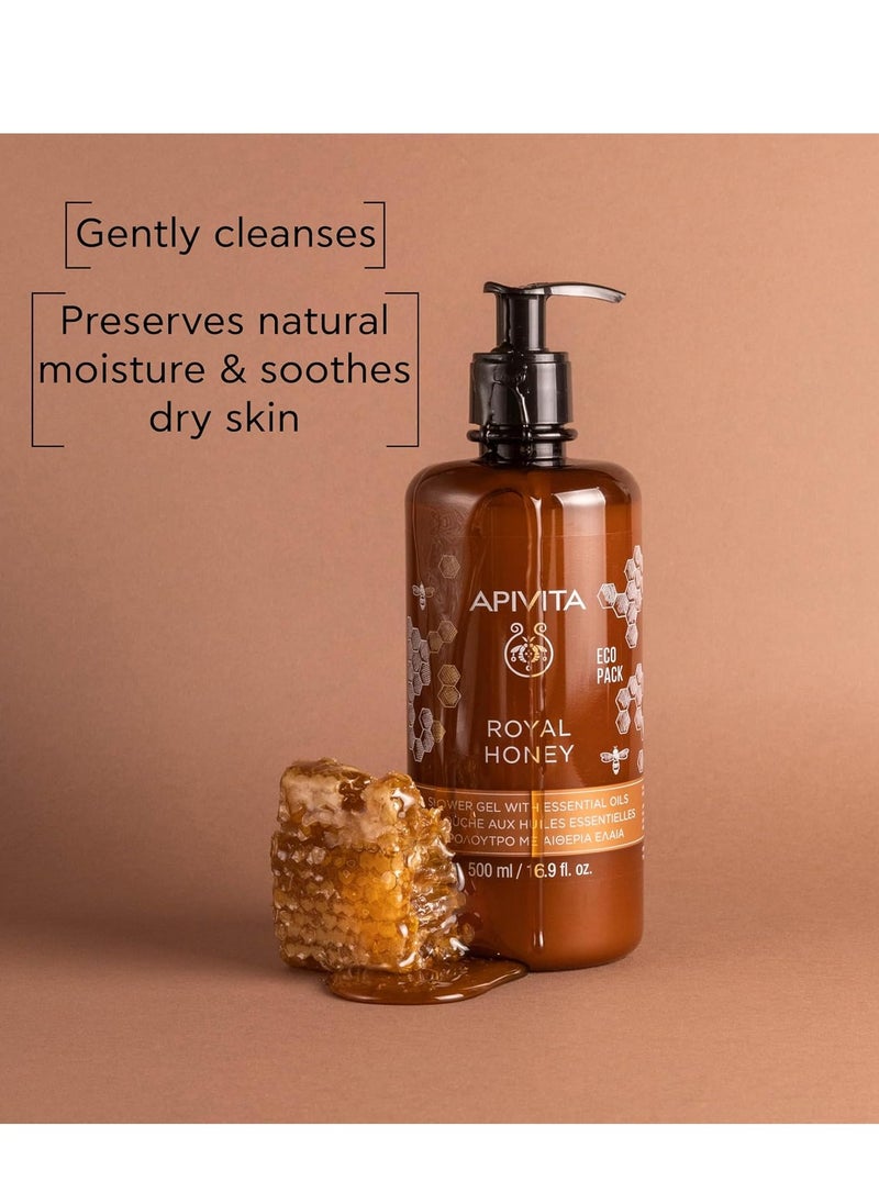 Apivita Royal Honey Shower Gel Body Wash 500ml - An Opulent Shower Gel with Honey & Essential Oils - A Shower Body Wash that Gently Cleanses & Soothes Dry Skin - Promotes Relaxation - pzsku/Z95A03610C32B83E414DEZ/45/_/1740542024/f7eb6de9-d668-430e-a563-b39c6ef6b2fe