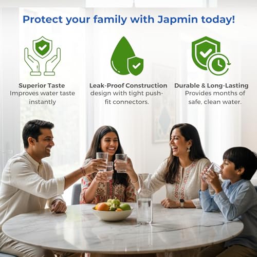 Japmin 10” Post Carbon Filter for Water Purifier | RO Water Filter for Home - 6000L Life - Image 4