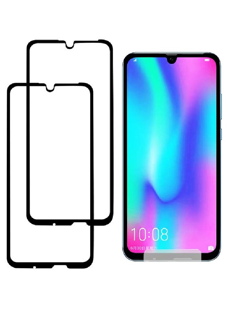 Super 2 Pieces Tempered Glass Screen Protector 5D Designed For Honor 10 Lite Full Glue Edge to Edge Full Screen Coverage And Bubble Free - Image 1